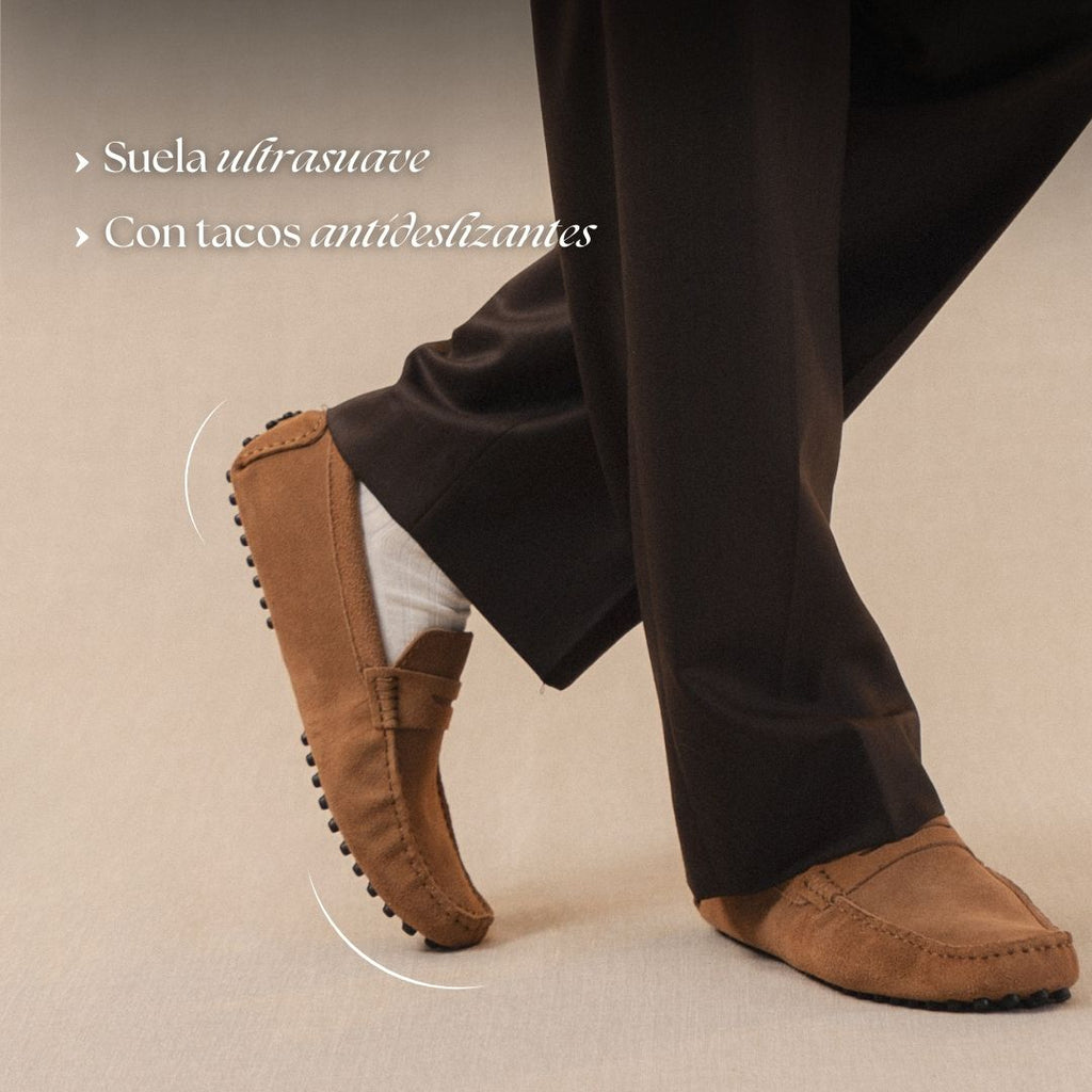Classico - Mocasines driver de ante premium para hombre