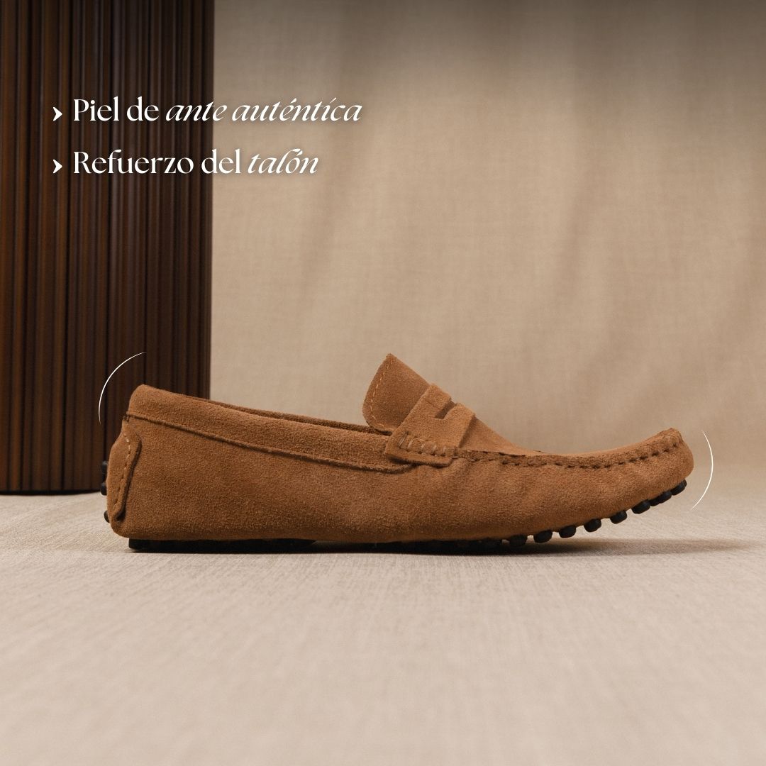 Classico - Mocasines driver de ante premium para hombre