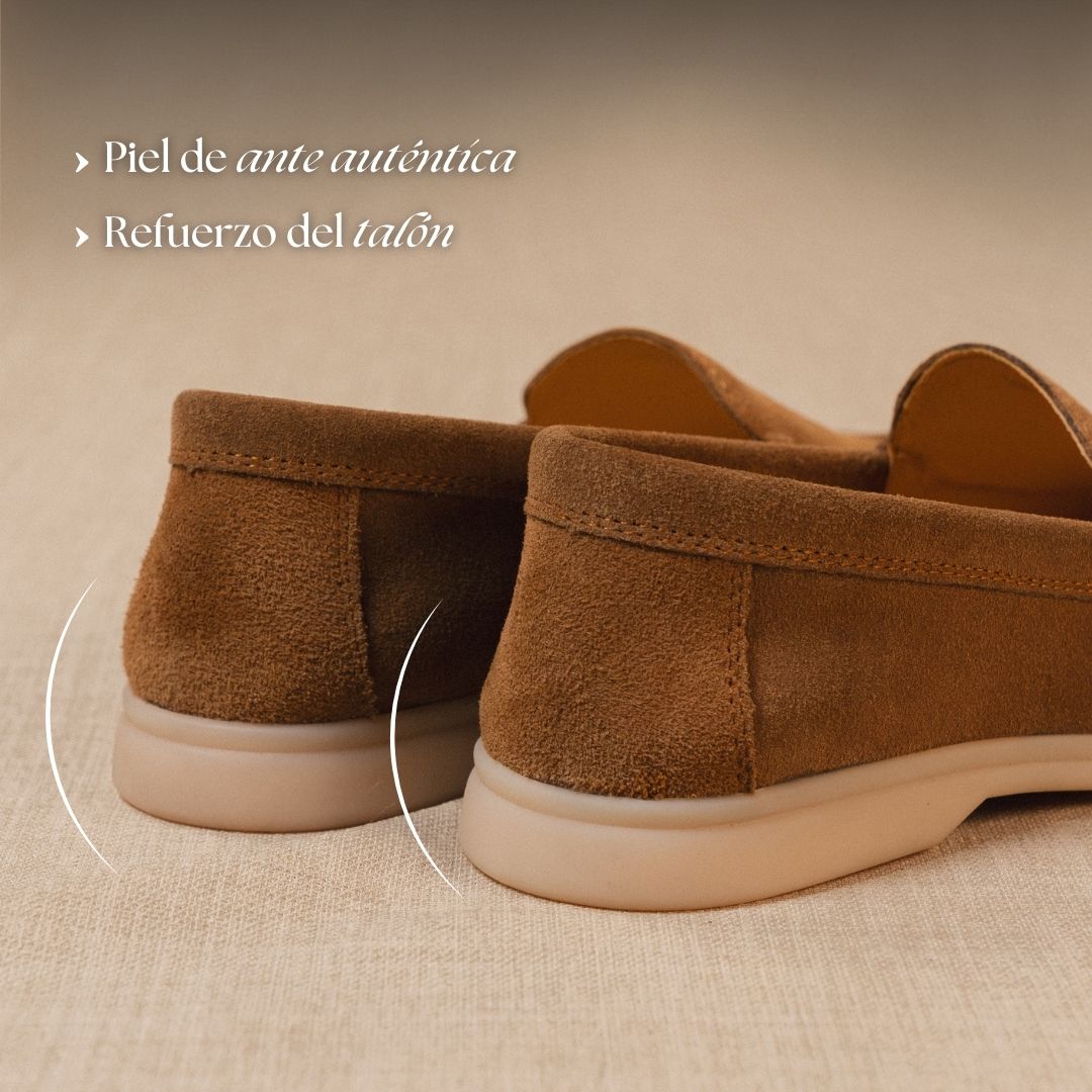 Yacht - Mocasines premium de ante auténtico para hombre