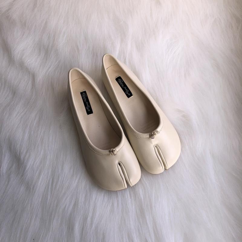 Bailarinas planas mocasines tabi