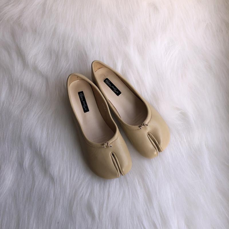 Bailarinas planas mocasines tabi