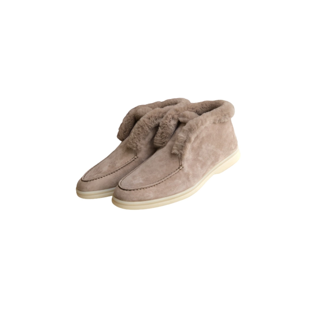 Mocasines de ante forrados para mujer