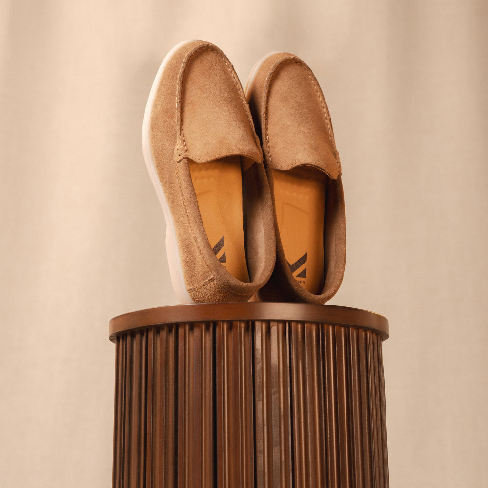 Yacht - Mocasines premium de ante auténtico para hombre