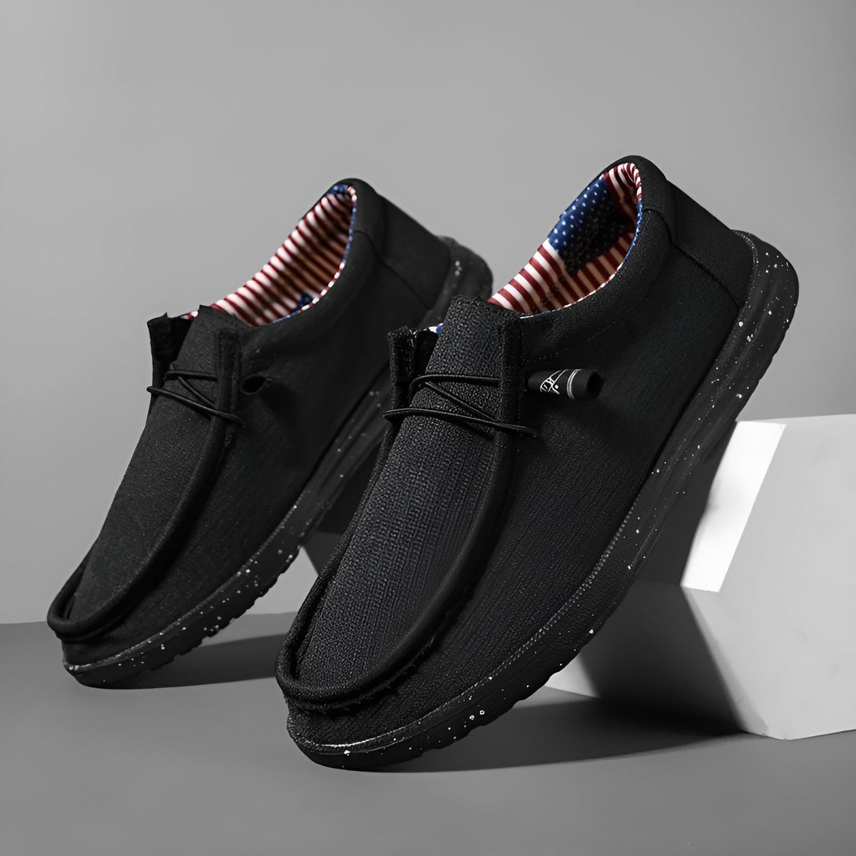 Mocasines de verano de tejido para hombre