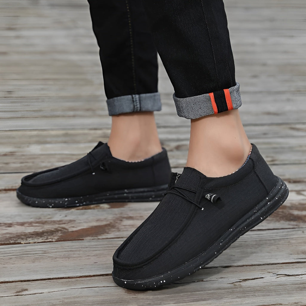 Mocasines de verano de tejido para hombre