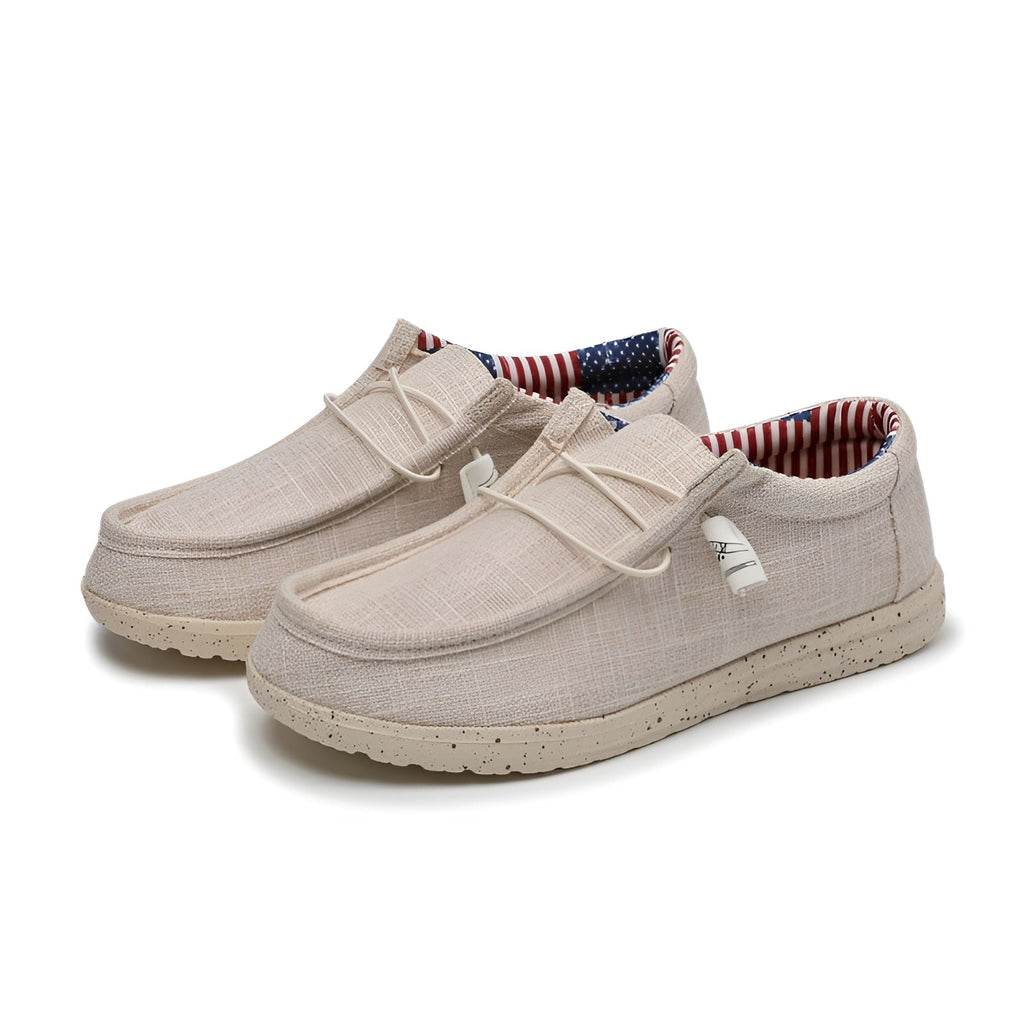 Mocasines de verano de tejido para hombre
