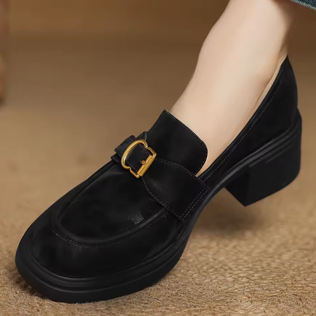 Mocasín leopardo de piel