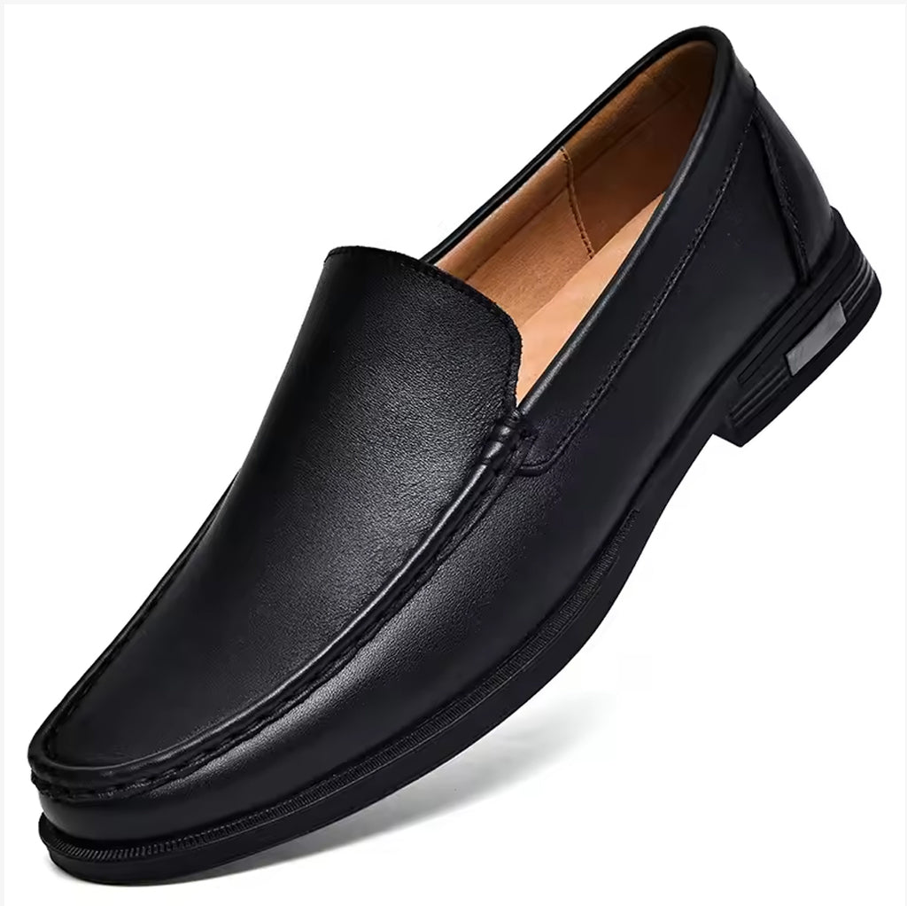 Mocasín casual de piel para hombre