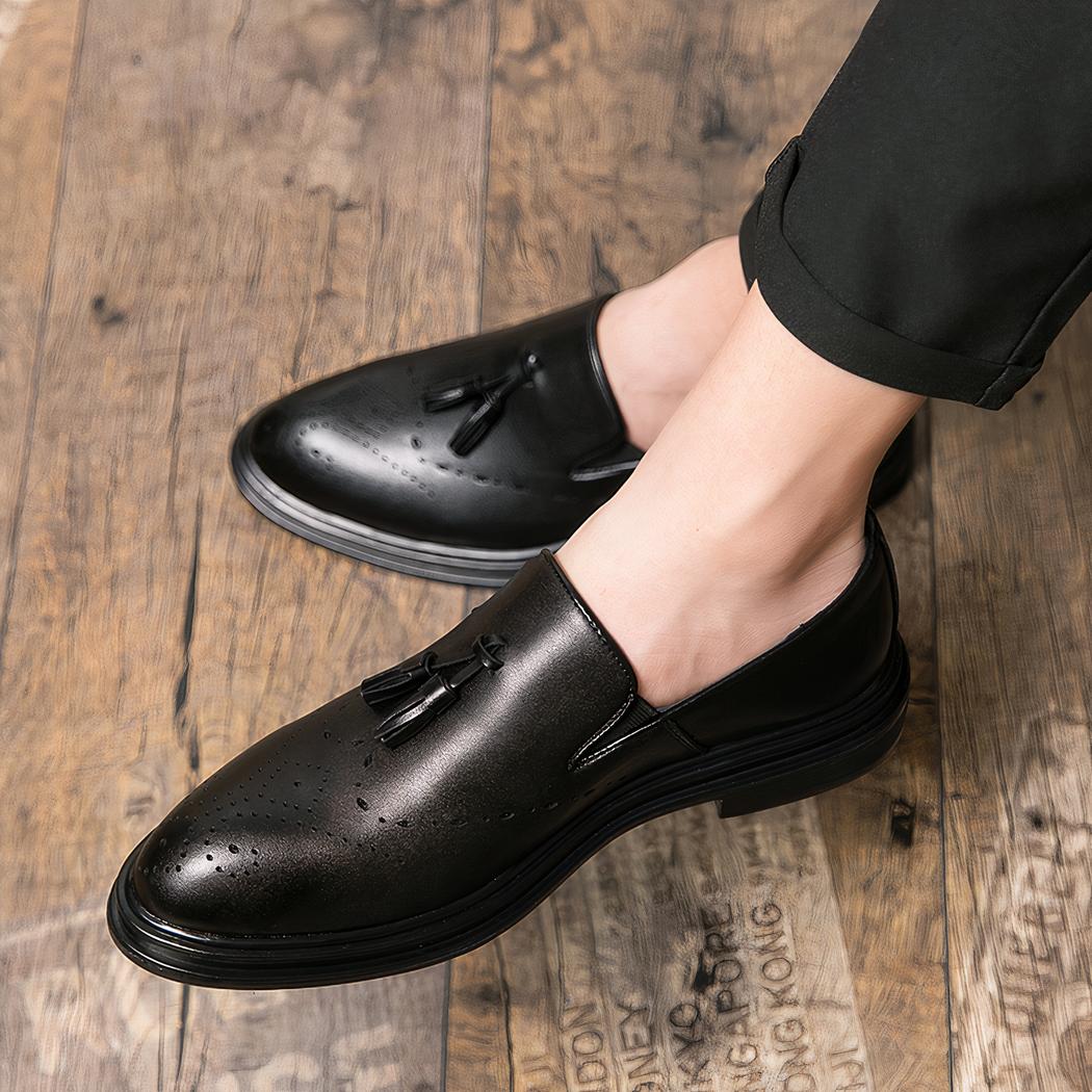 Mocasines clásicos con borlas para hombre