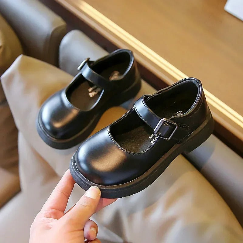 Mocasines clásicos efecto piel para niña