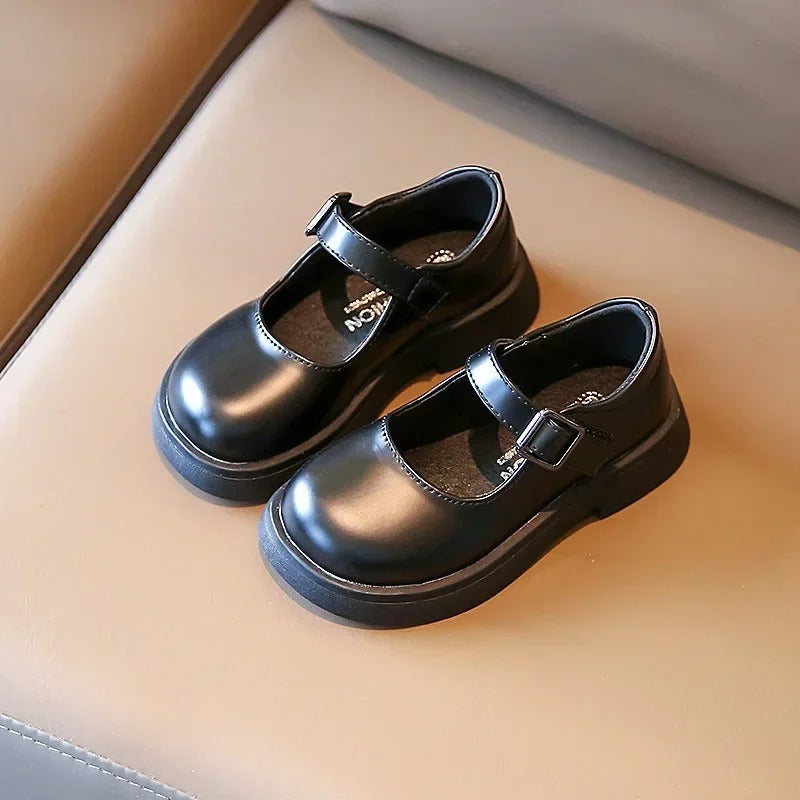 Mocasines clásicos efecto piel para niña
