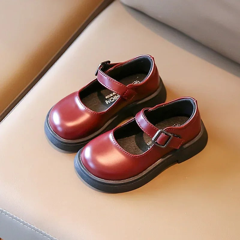 Mocasines clásicos efecto piel para niña