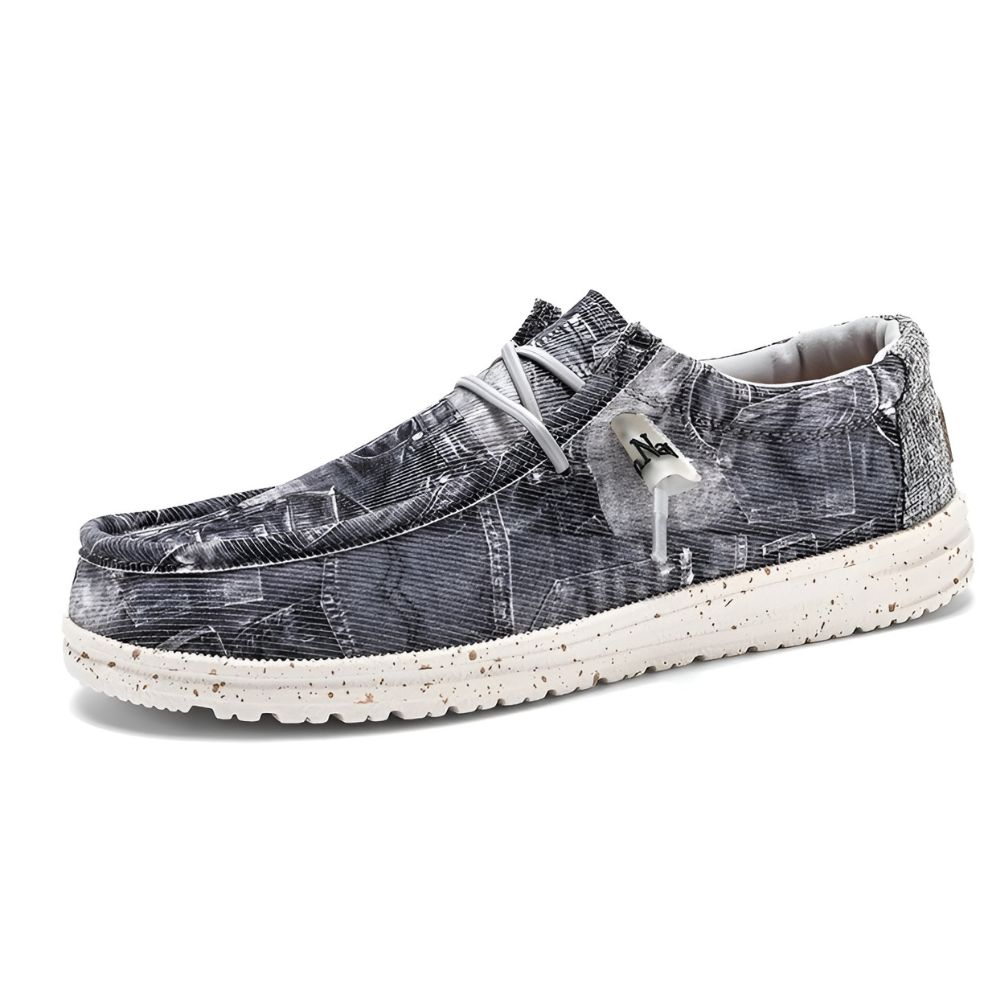 Mocasines para hombre con estampado efecto vaquero
