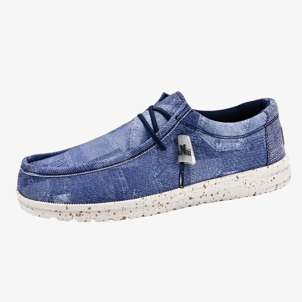 Mocasines para hombre con estampado efecto vaquero