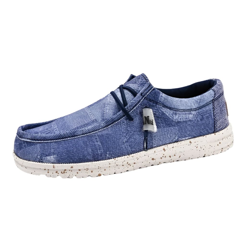 Mocasines para hombre con estampado efecto vaquero
