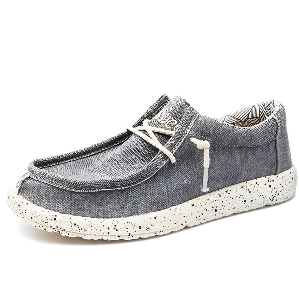 Mocasines de denim para hombre