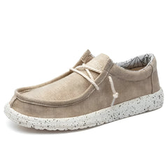 Mocasines de denim para hombre, Beige