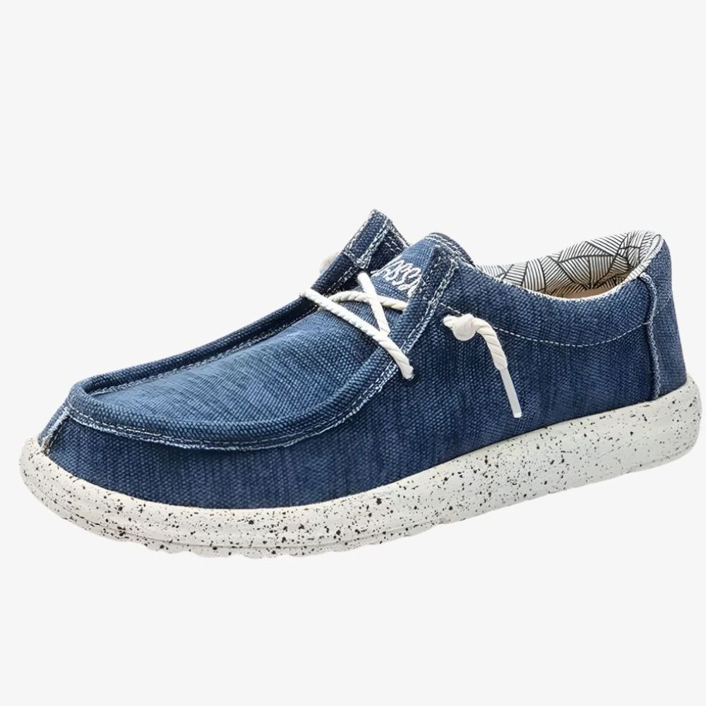 Mocasines de denim para hombre