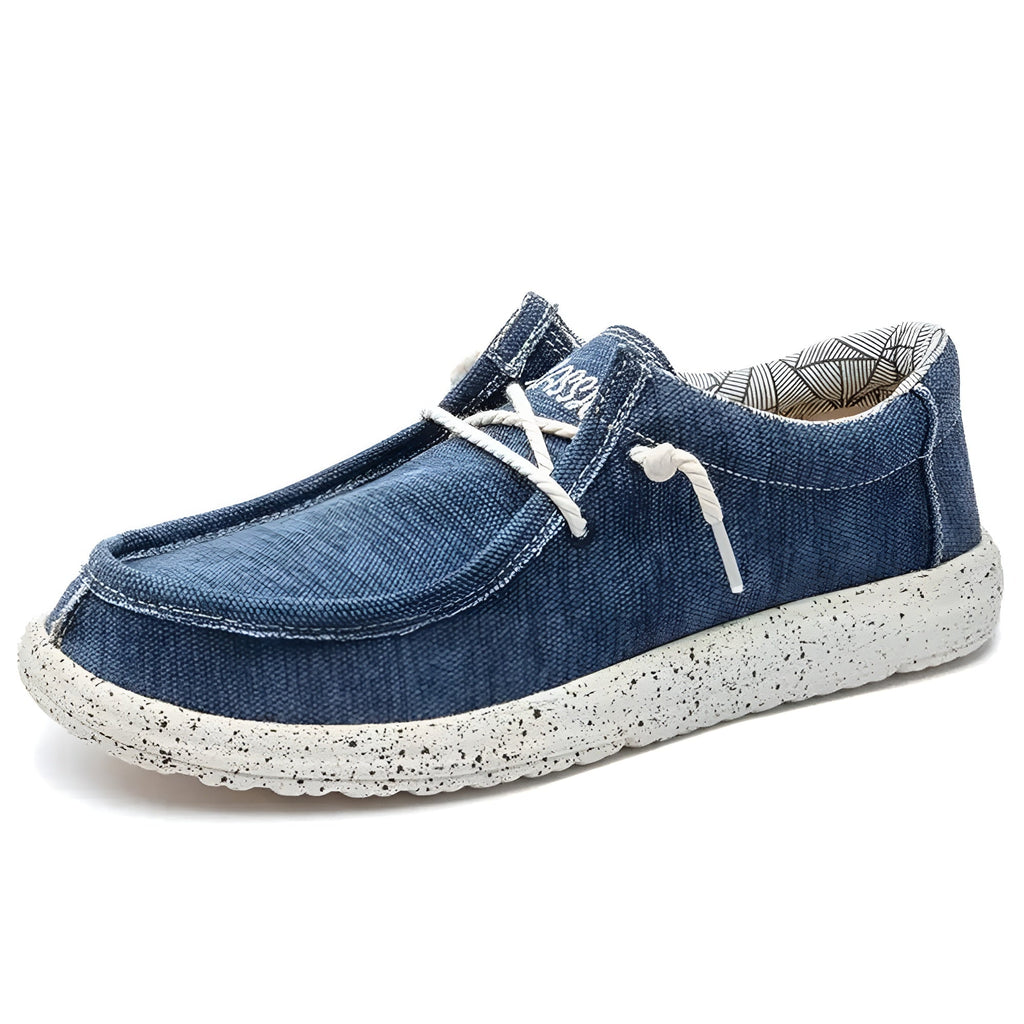 Mocasines de denim para hombre