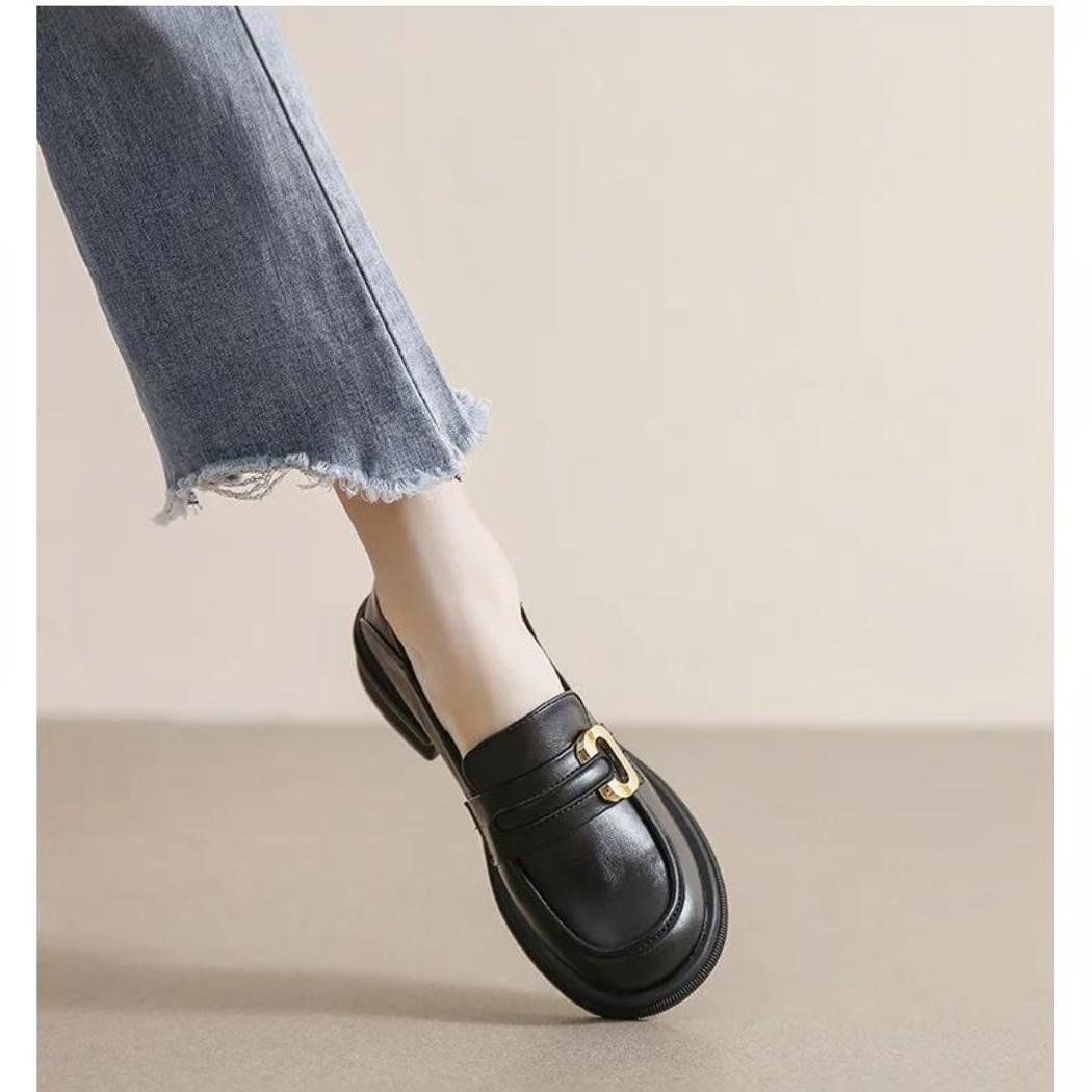 Mocasines suaves y elegantes de piel auténtica para mujer