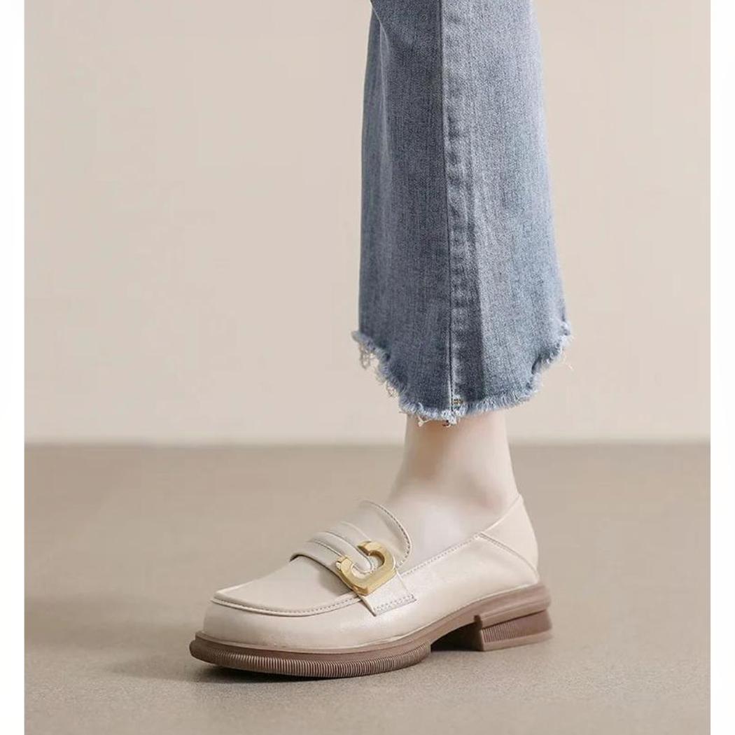 Mocasines suaves y elegantes de piel auténtica para mujer