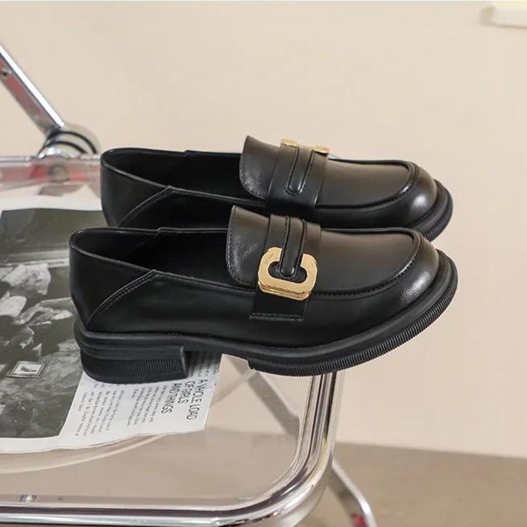 Mocasines suaves y elegantes de piel auténtica para mujer