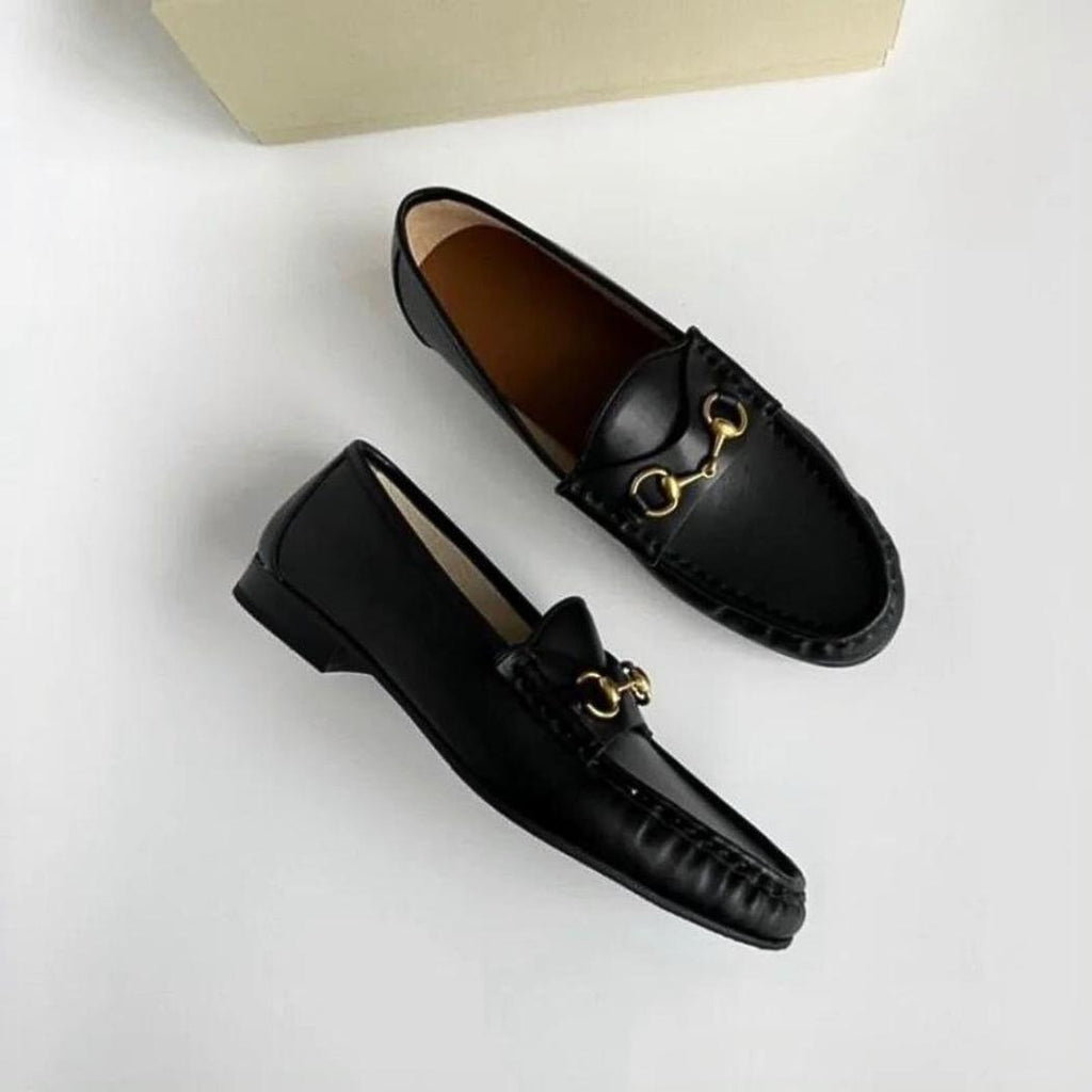 Mocasines flexibles de piel auténtica para mujer