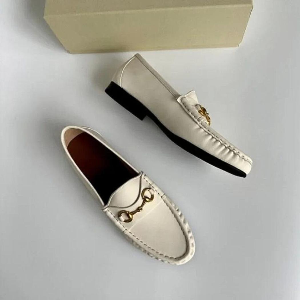 Mocasines flexibles de piel auténtica para mujer