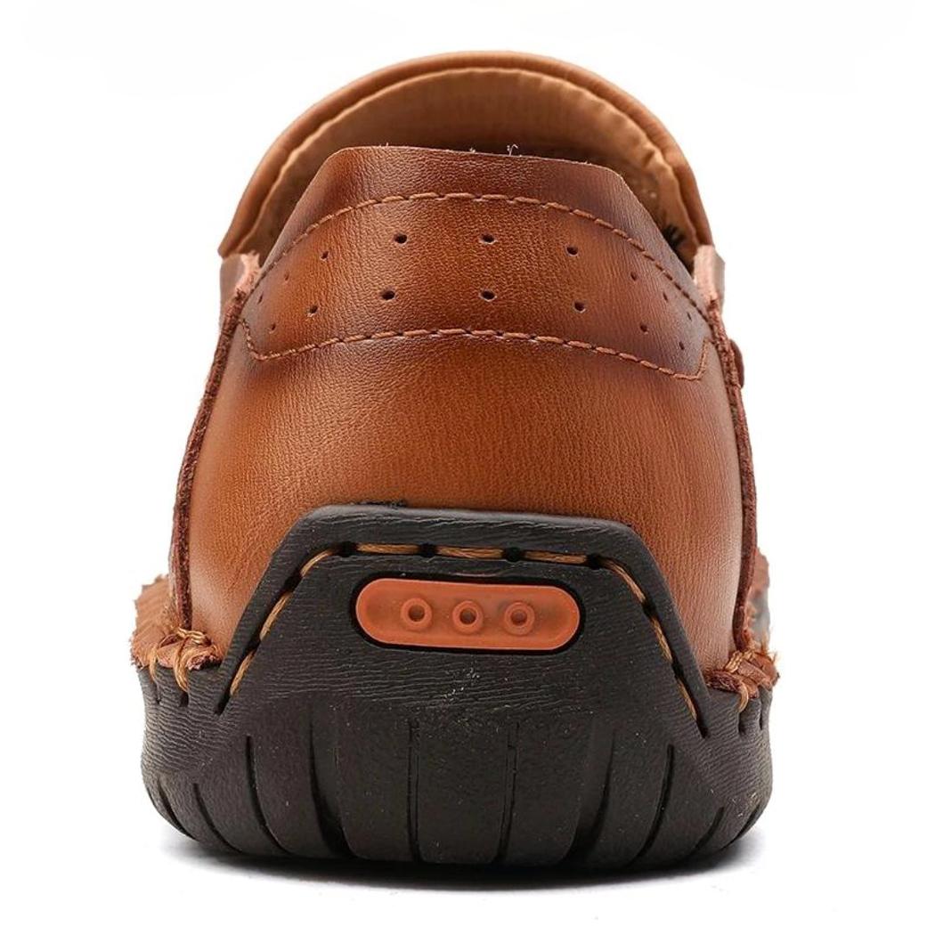 Mocasines flexibles de piel sintética para hombre