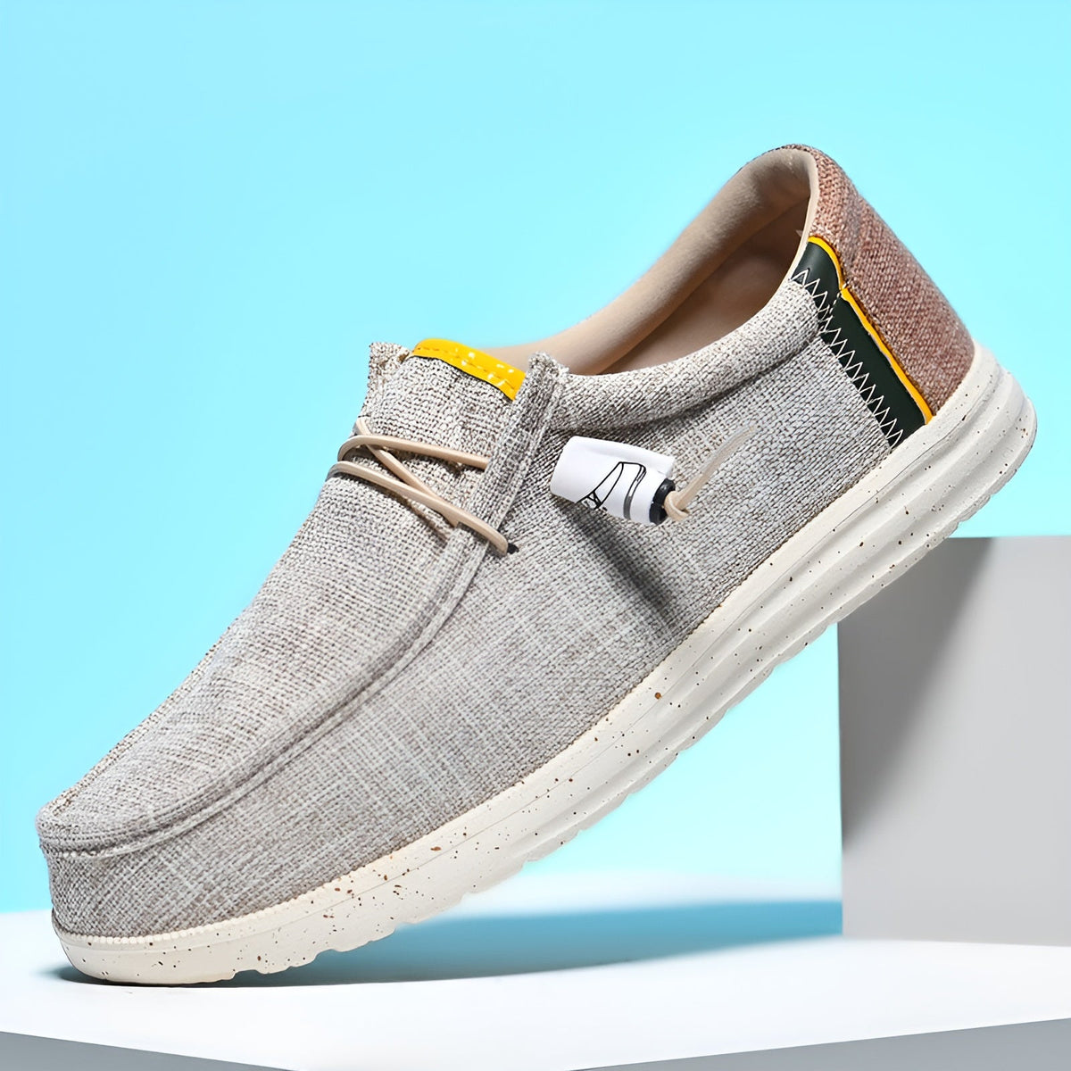 Mocasines de lona para hombre