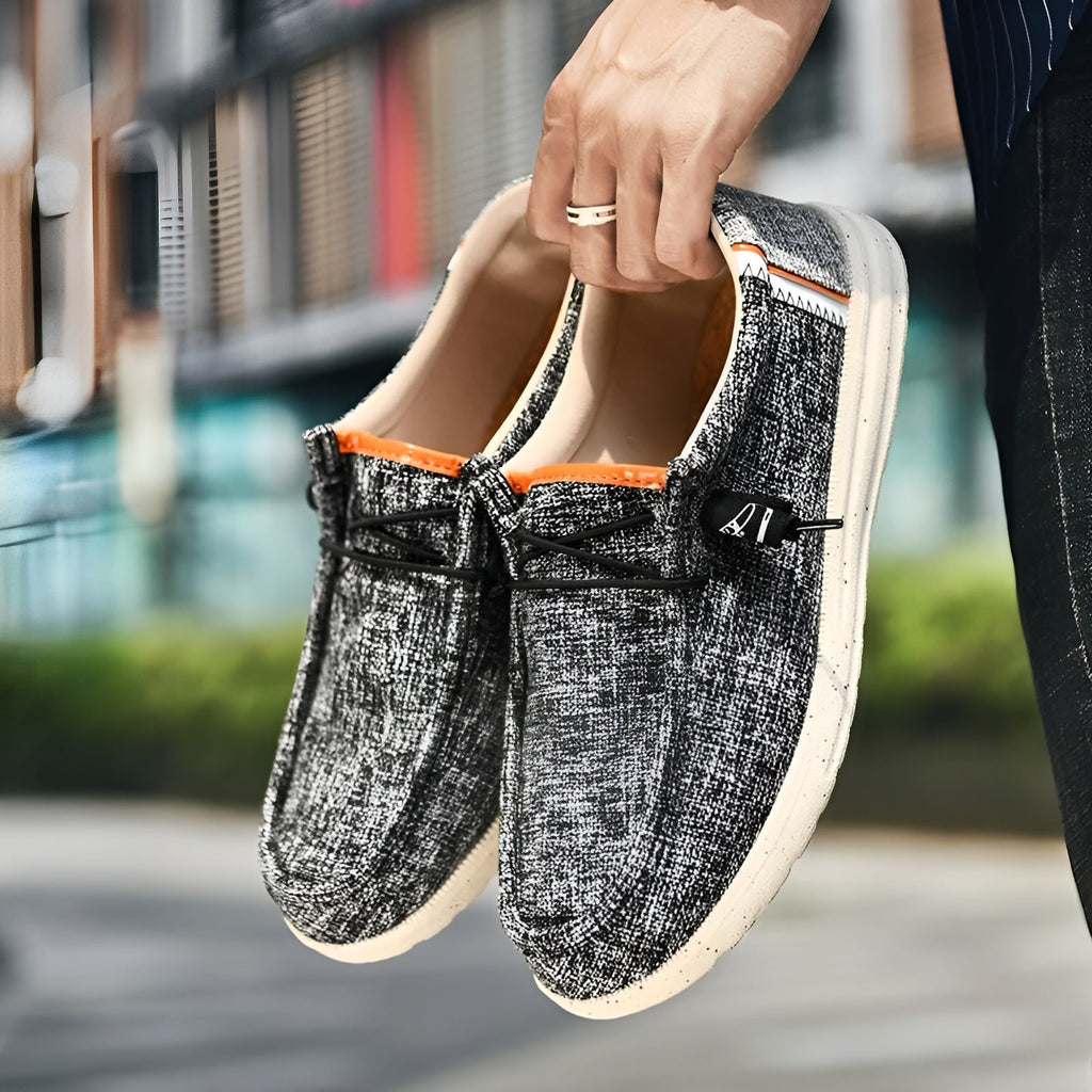 Mocasines de lona para hombre
