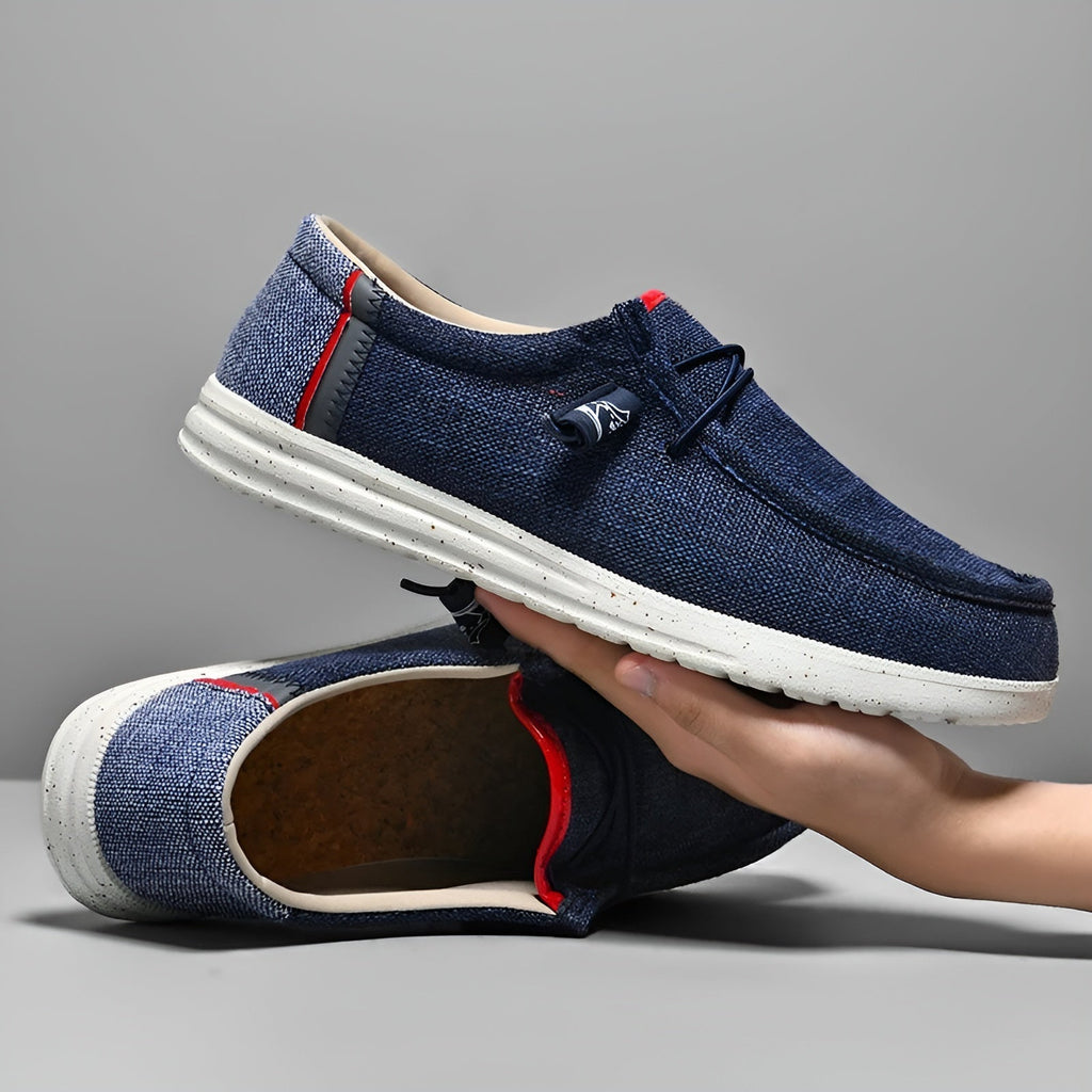 Mocasines de lona para hombre