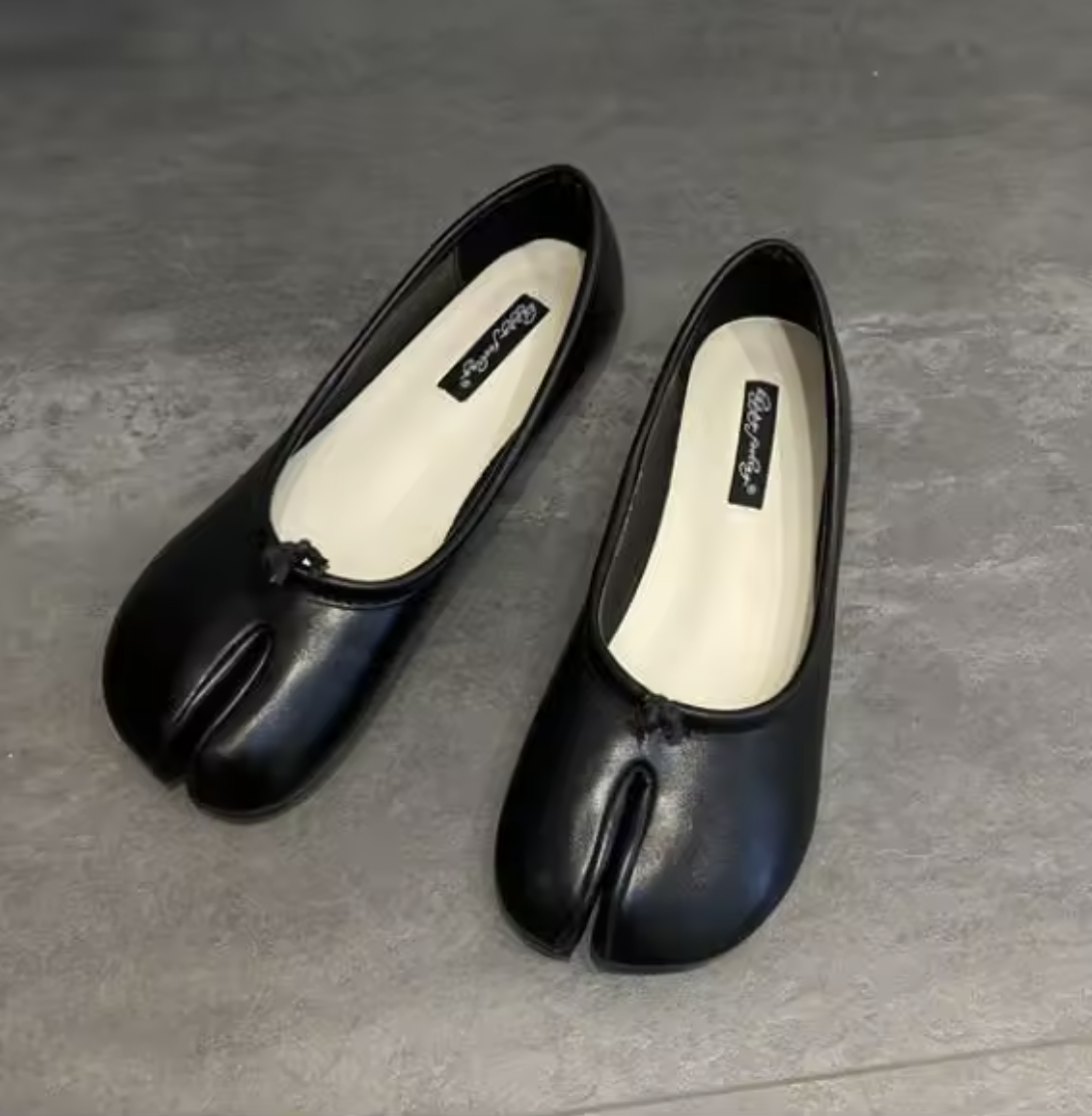 Bailarinas planas mocasines tabi