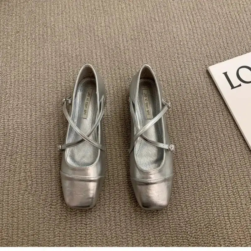 Cómodas bailarinas Mary Jane retro para mujer