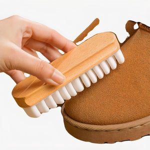 Cepillo limpiador para zapatos de ante