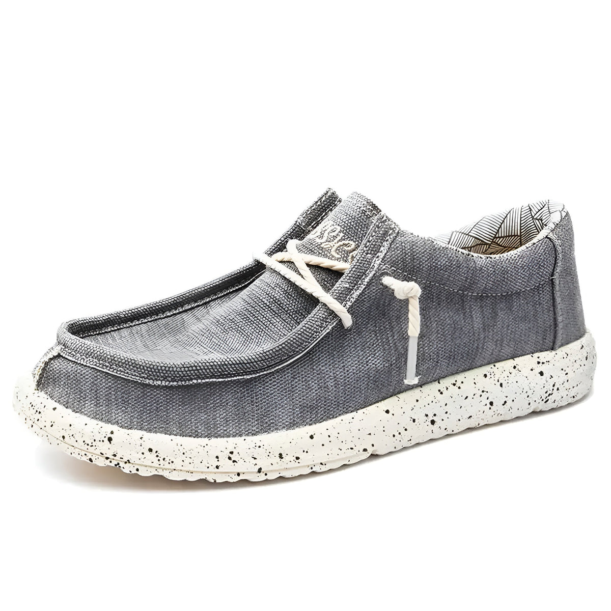 Mocasines de denim para hombre