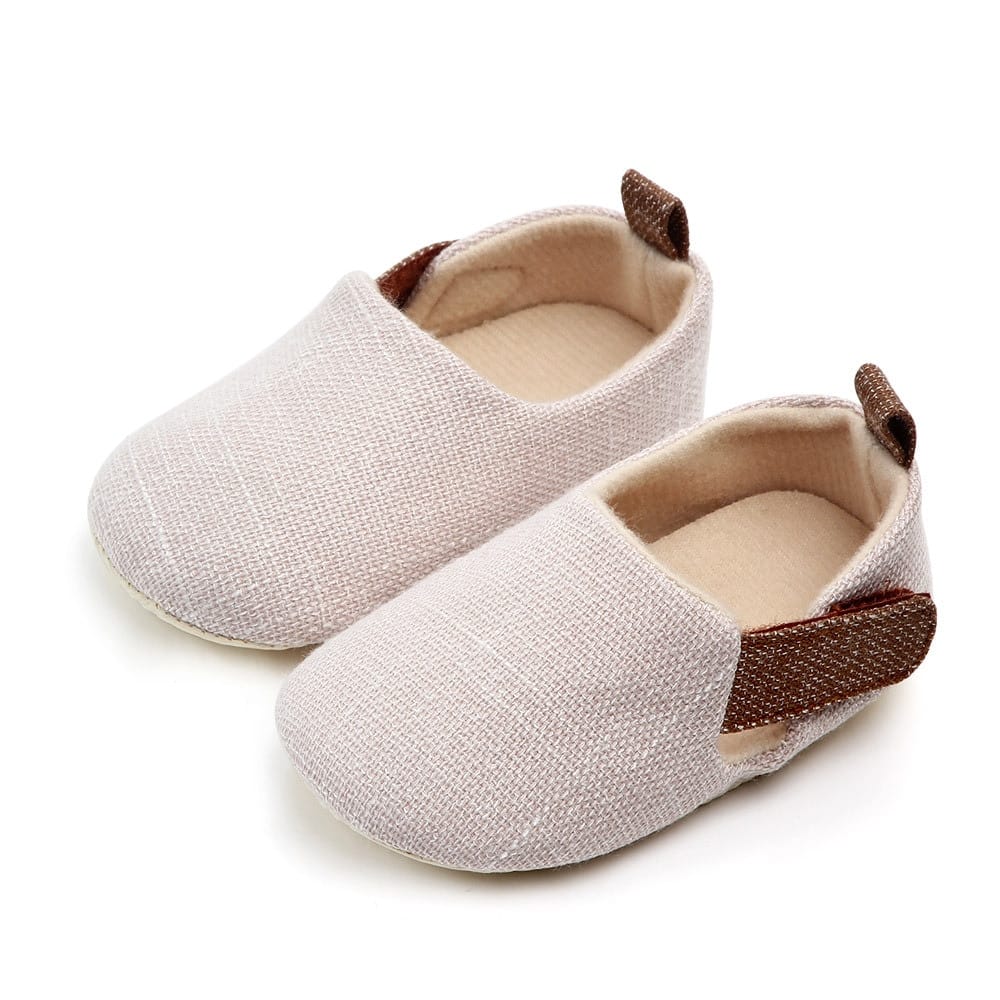 Mocasines primeros pasos de algodón para bebé