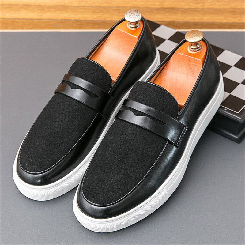 Mocasines bicolor vistos desde arriba
