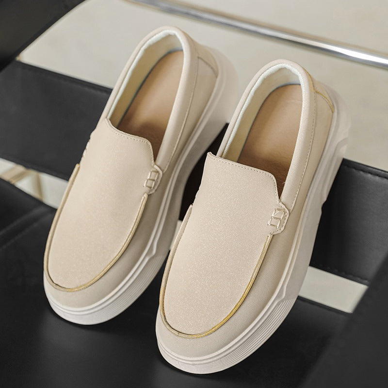 Mocasines sin cordones vistos desde arriba