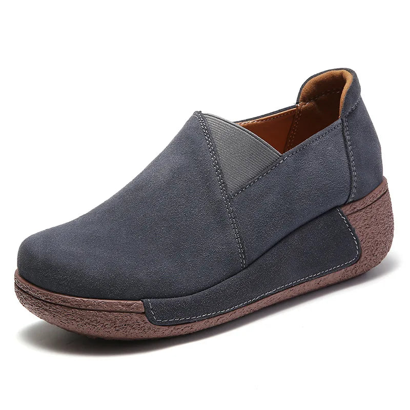 Parte trasera del mocasín con contrafuerte