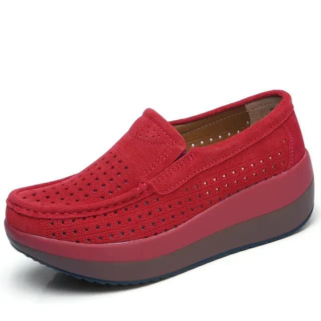Mocasines de plataforma calados en cuatro colores