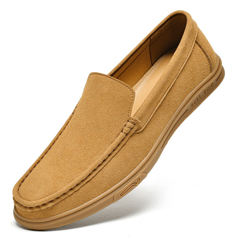 Mocasín de suela dentada hombre, color camel, foto 12