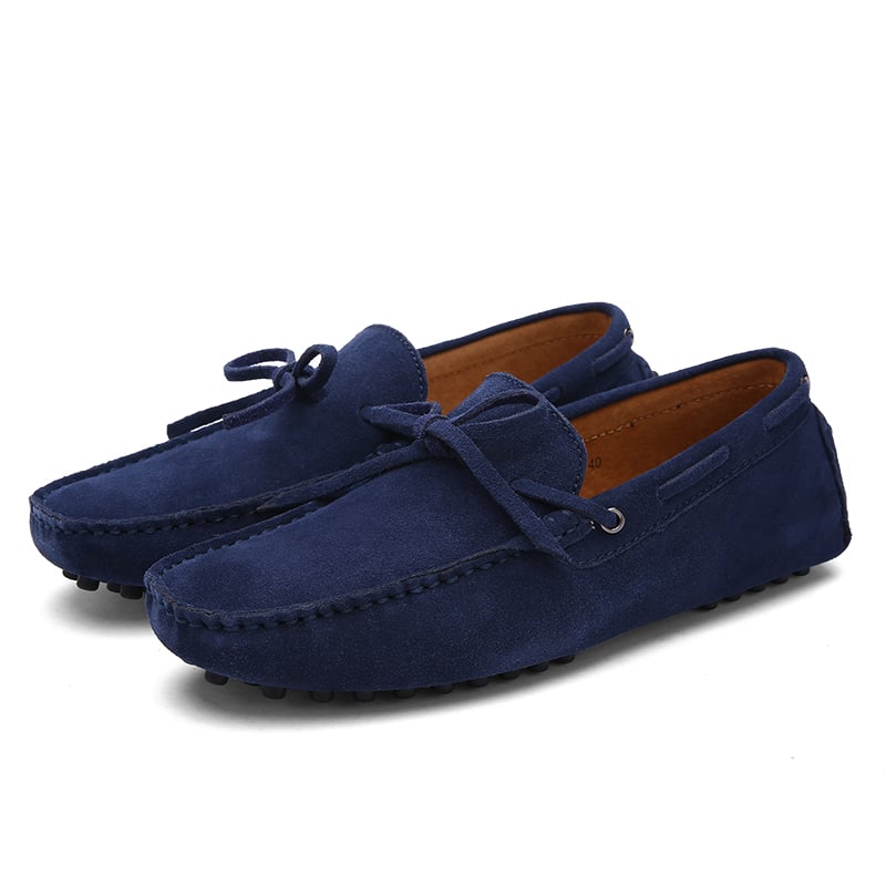 Mocasines de ante liso de colores para hombre