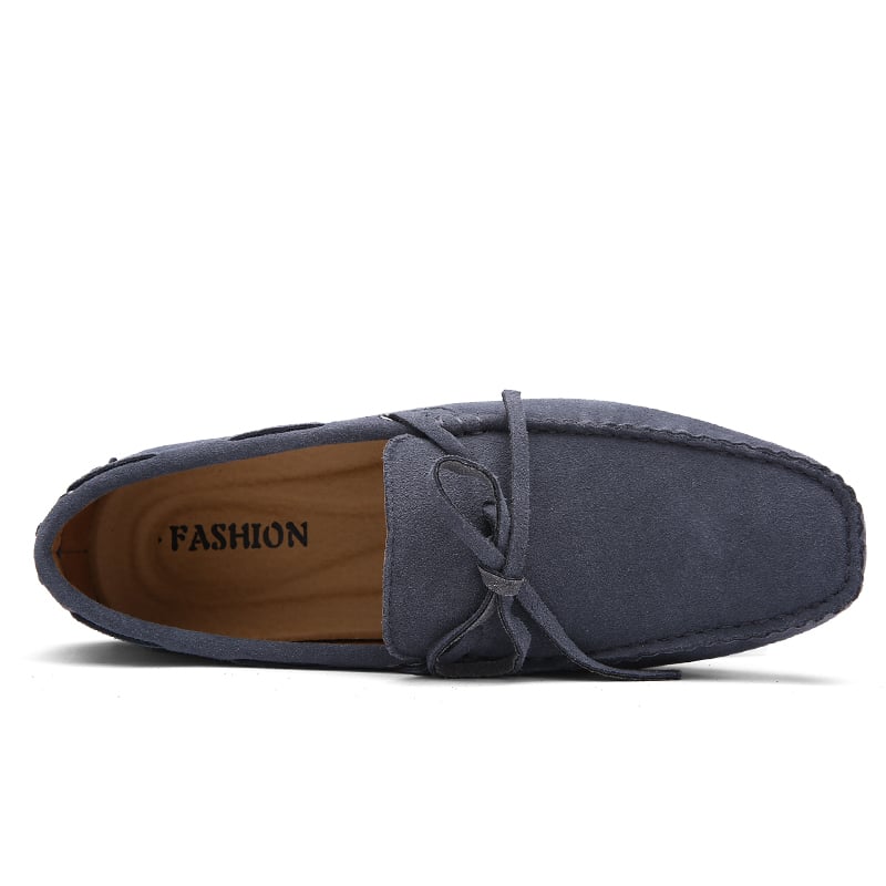 Mocasines de ante liso de colores para hombre