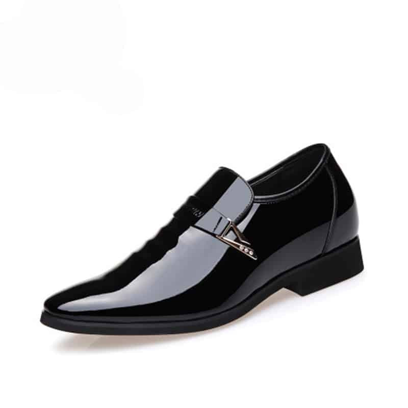Mocasines charolados negros de lujo