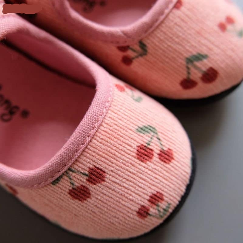 Mocasines de pana para niña