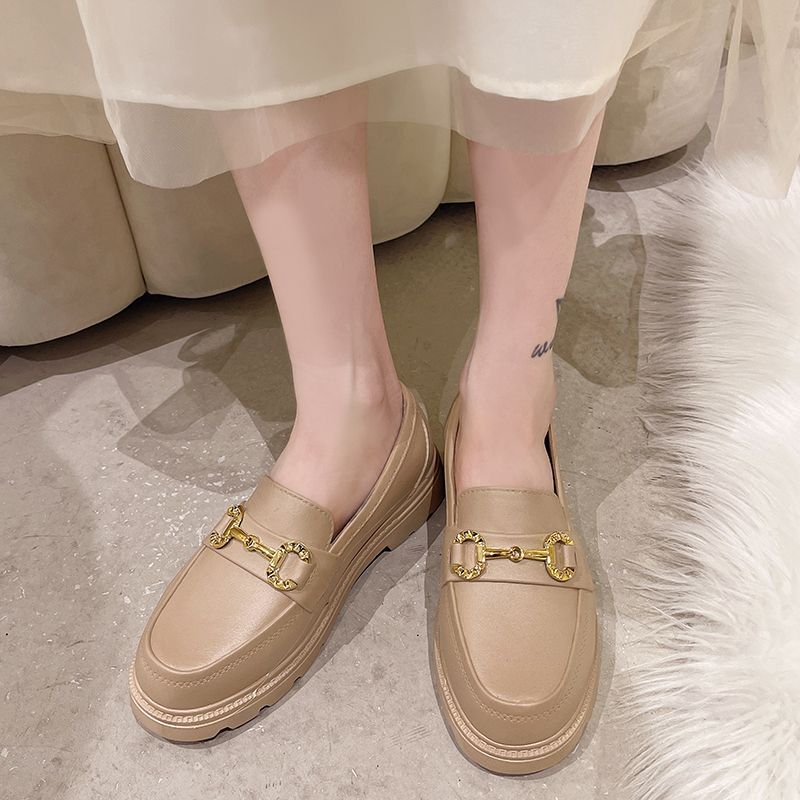 Mocasines de plataforma sencillos para mujer