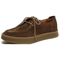 Mocasines indios de ante para hombre, Marrón