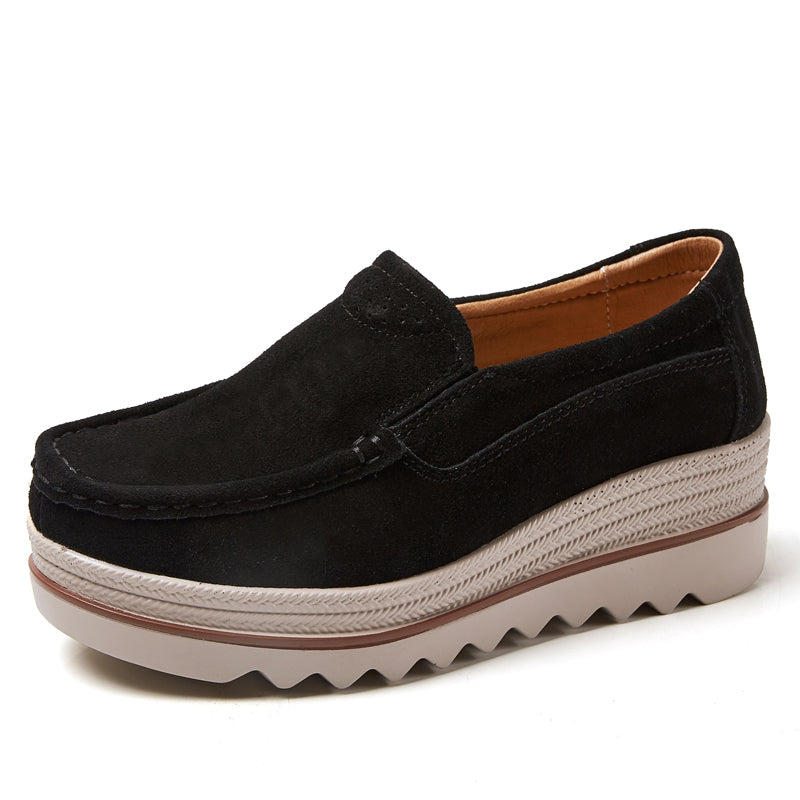 Mocasines ortopédicos con plataforma