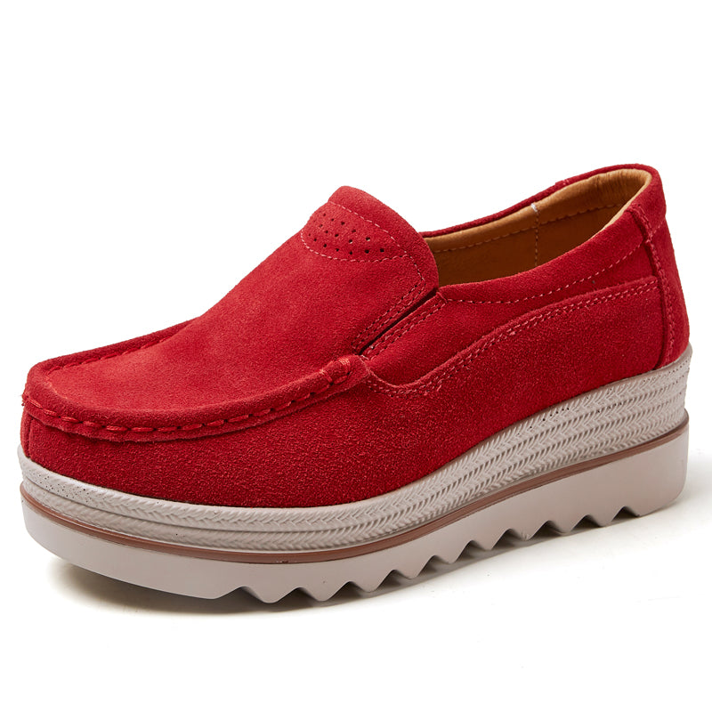 Mocasines ortopédicos con plataforma
